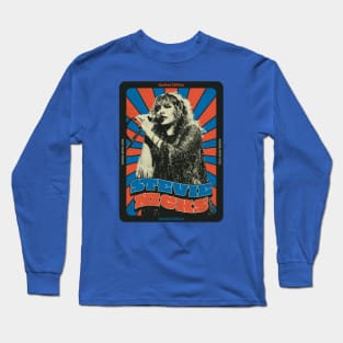 Stevie Nicks Rocks - VINTAGE RETRO STYLE - POPART Long Sleeve T-Shirt